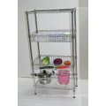 Rack de panier en métal multifonctionnel pour rangement de fruits / légumes (BK6035120B4CR)